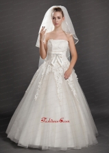 Four Tier Tulle Ribbon Edge Wedding Veil On Sale UNION29T06FOR