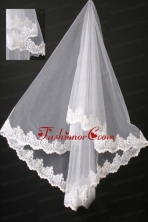Graceful Lace Organza Bridal Veil RR111617FOR