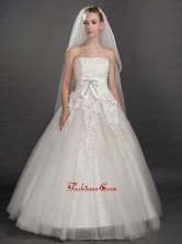 Inspired Layer Ribbon Edge Organza Bridal Veil UNION29T00FOR