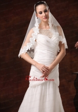 Modest Lace Tulle Bridal Veils For Wedding HM8836FOR