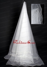 Multilayer Organza Modest Bridal  Wedding Veil RR111626FOR