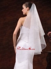 Simple Organza Bridal  Wedding Veil RR091305FOR