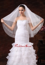 Three Tier Tulle Fingertip Wedding Veil HM8637FOR