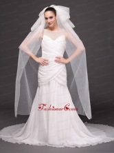 Tulle Four Tier Bridal Veil For Wedding HM8823FOR