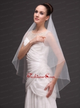 Tulle Two Tier With Beading For Wedding HM8822FOR