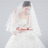 Two-Tier Tulle Bridal Veils with Ribbon Edge ACCWEIL001FOR