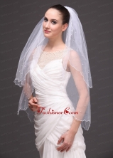 Two Tier Tulle Graceful Wedding Veil RR091412FOR