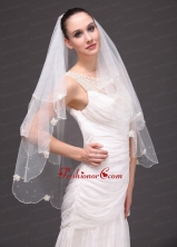 Two Tier Tulle Graceful Wedding Veil RR091414FOR
