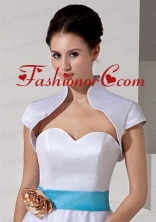 2014 Elegant Ivory Short Sleeves Jacket ACCJA021FOR