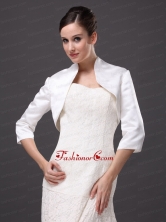 Classical High-neck Satin Jacket For Wedding and Other Occasion AFEWST228FOR
