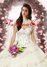 Exquisite Tulle Beading Special Occasion Quinceanera Jacket  in Ivory ACCJA083FOR