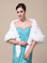 Faux Fur Wraps For Wedding Party and Other Occasion With Open Front RR09150 (54)FOR
