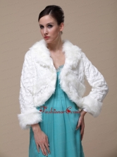 Gorgeous and Long Sleeves For Special Occasion  Wedding Shawl Jacket RR0915024FOR