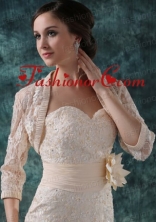 Lace Jacket in Champane ACCJA006FOR