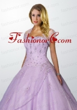 Popular Tulle Appliques and Beading Quinceanera Jacket in Lavender ACCJA116FOR