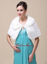 Top Selling High Quality Instock Special Occasion Wedding   Bridal  Shawl  With Fold over Collar RR091509FOR