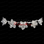 Delicate Tiara With Elegant Flowers ACCTIARA10FOR