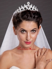 Elegant Alloy Employed Tiara With Beading Decorates JDZH096FOR