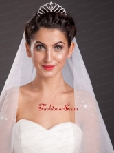 Gorgeous Alloy Tiara With Rhinestone Embellishments JDZH0110FOR