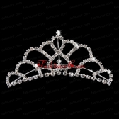 Princess Tiara With Delicate Rhinestone Accents ACCTIARA03FOR