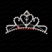 Sweet Tiara With Cute Sweetheart Shaped Rhinestone ACCTIARA06FOR