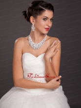 Artistic Rhinestone Alloy Necklace And Earring Set JDZH080FOR