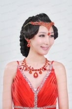 Beautiful Alloy With Crystal Womens Jewelry Sets ACCJSET045FOR