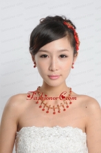 Elegant Alloy With Pearl Rhinestone Jewelry Sets ACCJSET049FOR