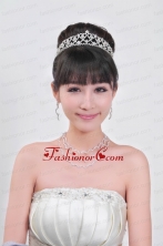Elegant Alloy With Rhinestone Ladies Necklace and Tiara ACCJSET089FOR