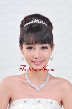 Elegant Alloy With Rhinestone Ladies wedding Jewelry Sets ACCJSET046FOR