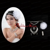 Glamourious Bridal Jewelry Sets with Necklace Earings and Bracelet ACCJSET205FOR