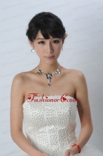 Gorgeous Dazzling Rhinestone Jewelry Set Necklace And Headflower ACCJSET184FOR