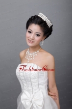 Mysterious Alloy Pearl Rhinestone Ladies Jewelry Sets ACCJSET137FOR