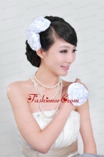 Shimmering Ladies Pearl Necklaceand Headpiece Jewelry Set ACCJSET065FOR