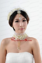 Vintage Style Marvelous Pear Jewelry Set Necklace And Headpiece ACCJSET186FOR