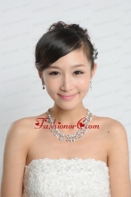 Vintage style Imitation Pear Necklace And Earring Set ACCJSET120FOR