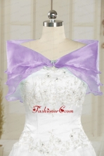2014 Beading Orange Lilac Shawls for Wedding JSA001-7FOR 