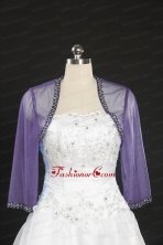 2014 Lavender Long Sleeves Wraps with Beading JSA014-5FOR