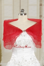 2014 New Style Beading Shawls in Red JSA025FOR
