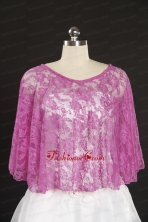 2014 Popular Pink Beading Wraps with Lace JSA005-13FOR