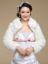 2015 Perfect Open Front Wraps with Faux Fur ACCWRP007FOR