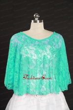 Aque Blue Beading Lace Hot Sale Wraps for 2014 JSA005-27FOR