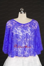 Lace Hot Sale 2014 Purple Wraps with Beading JSA005-22FOR