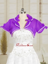 Simple Red Purple Beading Wedding Party Shawls  JSA004-16FOR