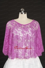Summer Beading Lace Pink Hot Sale Wraps for 2014 JSA005-19FOR