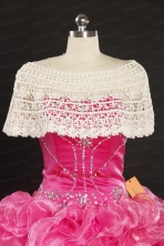 Unique White Net Wedding Party Wrap  for 2014 JSA009FOR