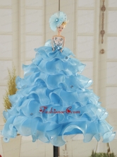 Cute Baby Blue Quinceanera Doll Dress In 2015 Quinceanera001for