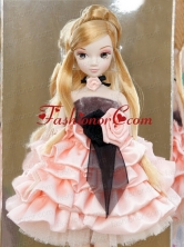 Elegant Party With Pink Taffeta Made To Fit The Quinceanera Doll Babidf343for