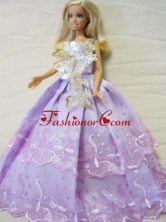 Embroidery Ball Gown Quinceanera Doll Dress Babidf132for