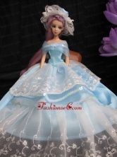 Fashion Handmade Quinceanera Princess Dress With Sequins Made To Fit The Quinceanera Doll Babidf029for
